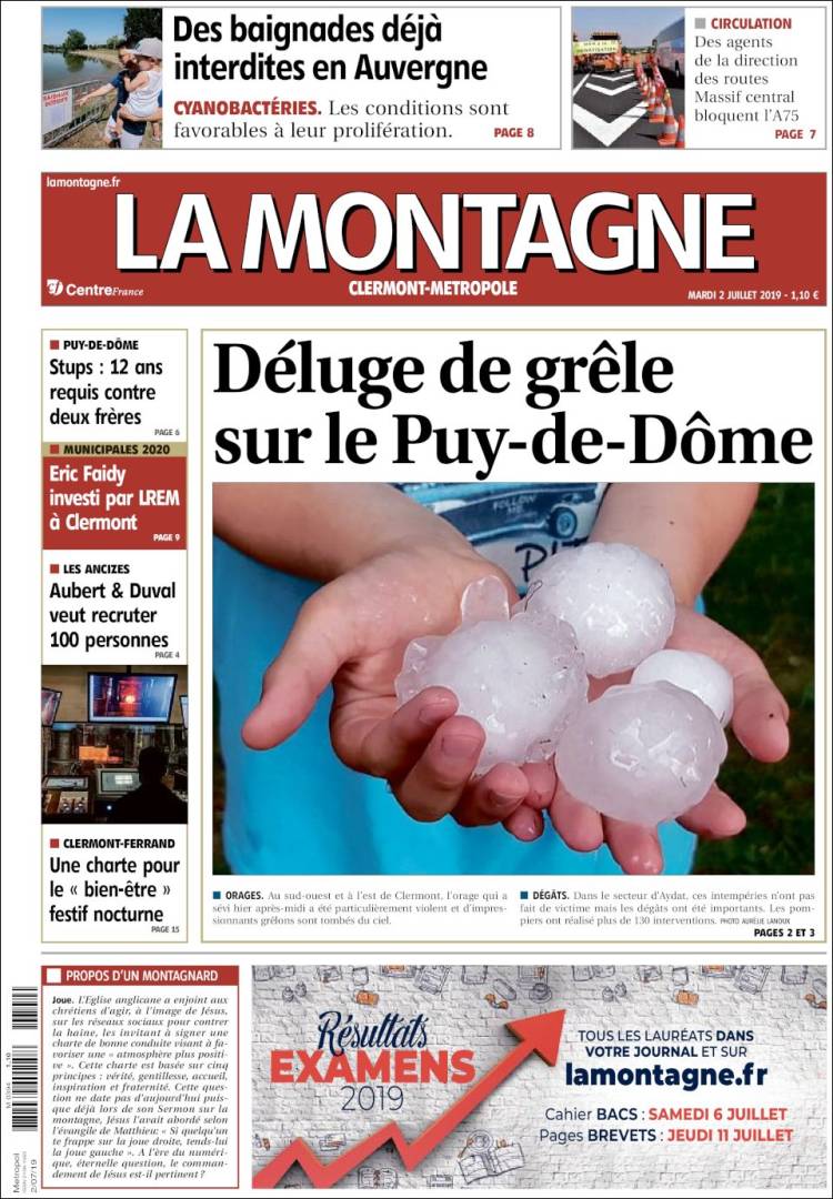 Portada de La Montagne (France)