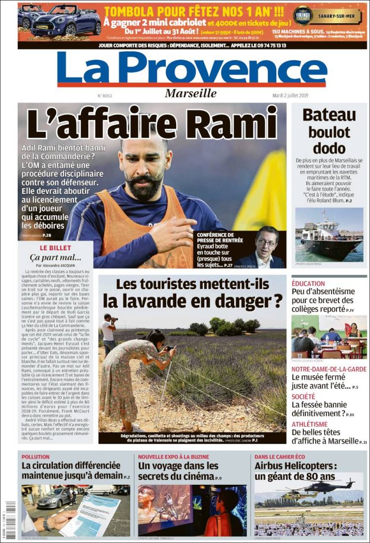 Portada de La Provence (France)