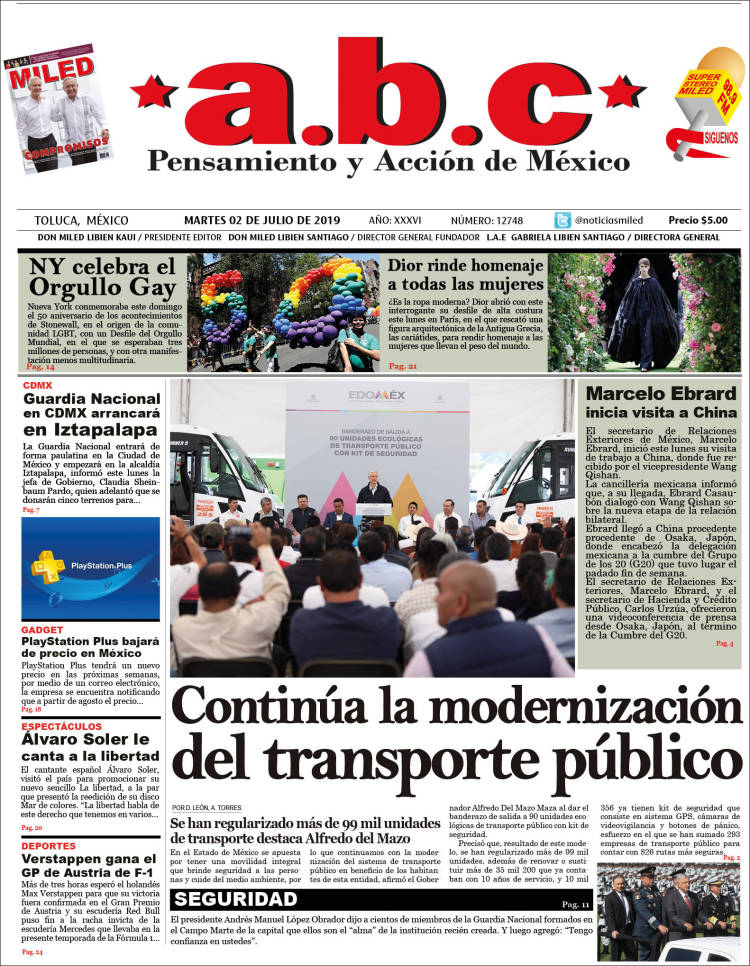 Portada de A.B.C.  (México)