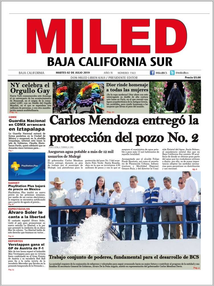 Portada de Miled - Baja California Sur (México)