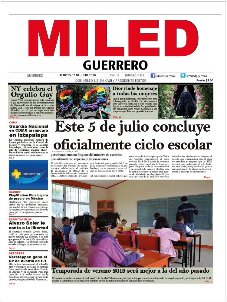 Portada de Miled - Guerrero (México)