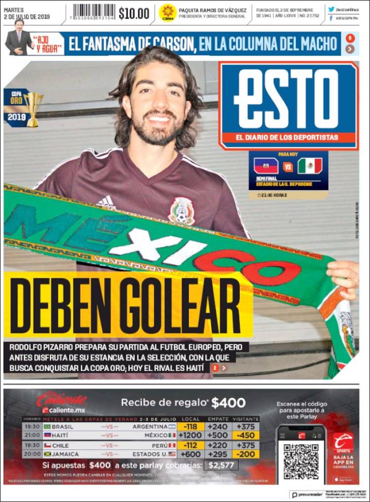 Portada de Esto (México)
