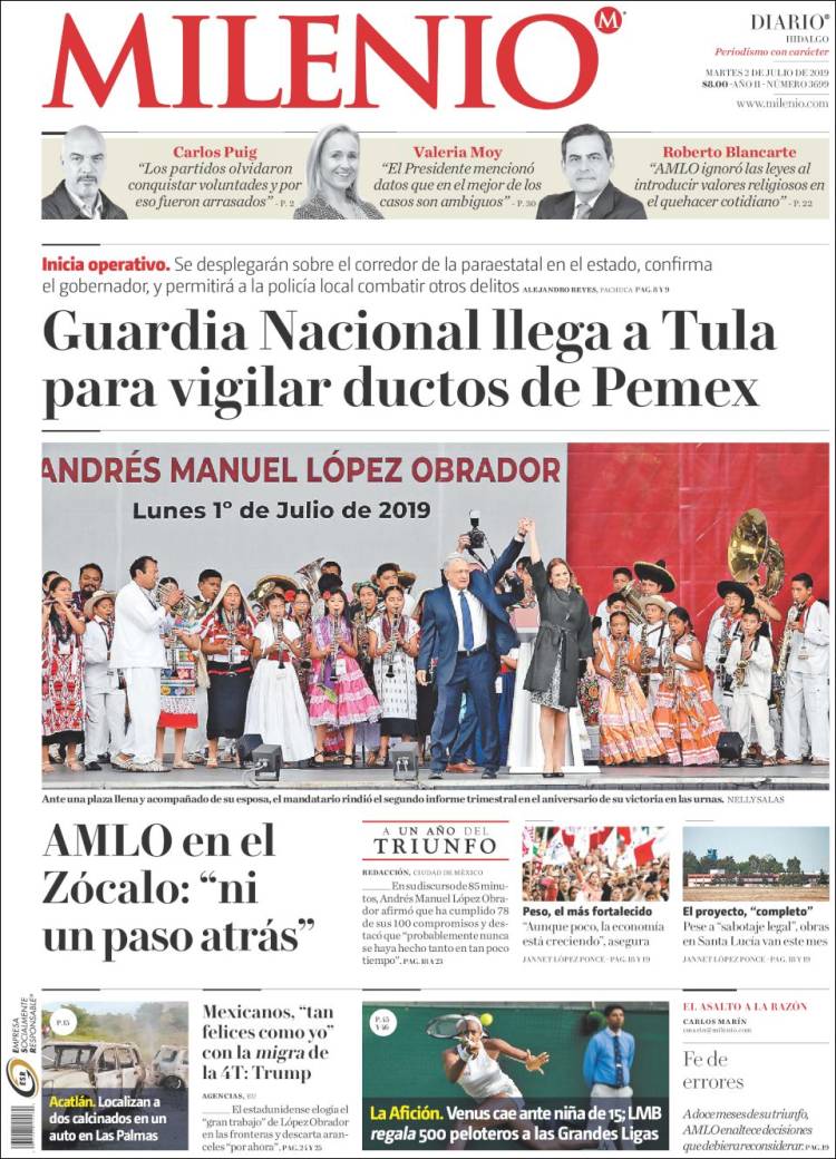 Portada de Milenio de Hidalgo (México)