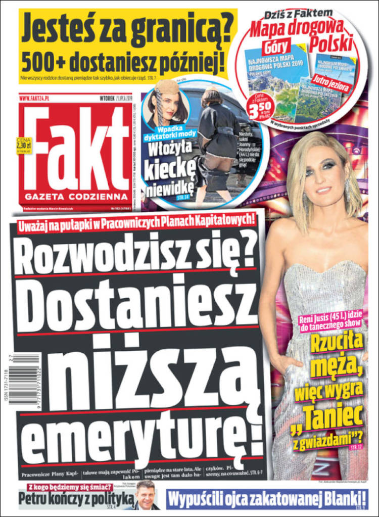 Portada de Fakt (Polonia)