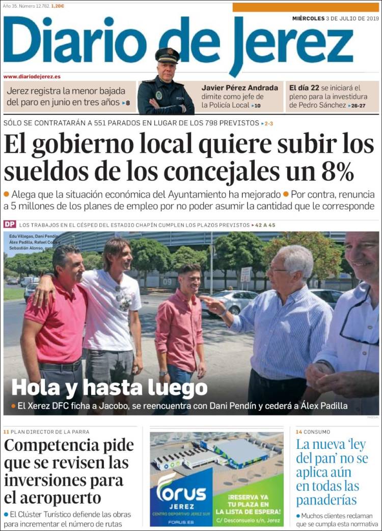 Portada de Diario de Jerez (España)