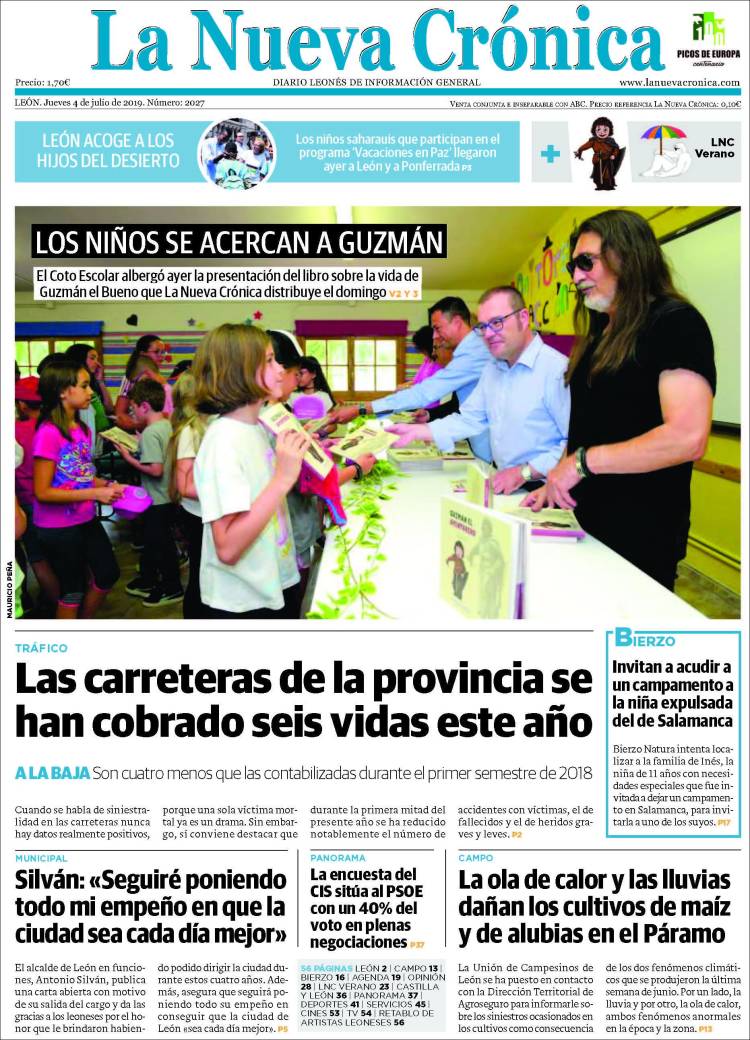 Portada de La Nueva Crónica (España)