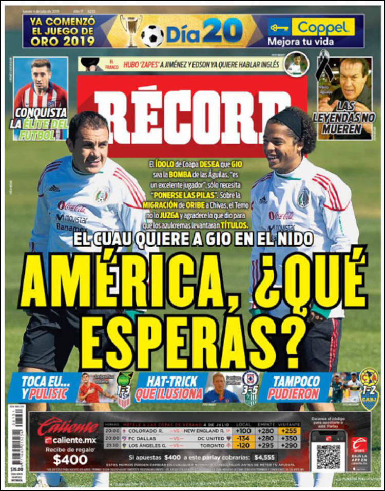 Portada de Record (México)