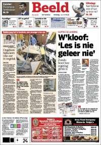 Portada de Beeld (South Africa)