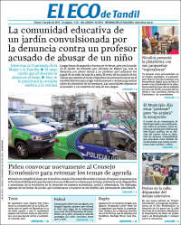 Portada de El Eco de Tandil (Argentina)