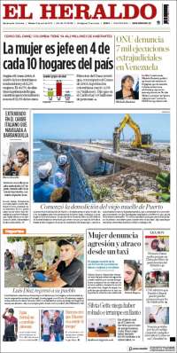 Portada de El Heraldo (Colombia)