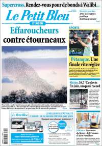 Portada de Le Petit Bleu (Francia)