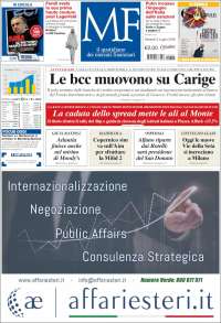 Portada de Milano Finanza (Italia)
