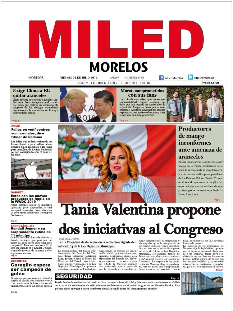 Portada de Miled - Morelos (M&eacute;xico)