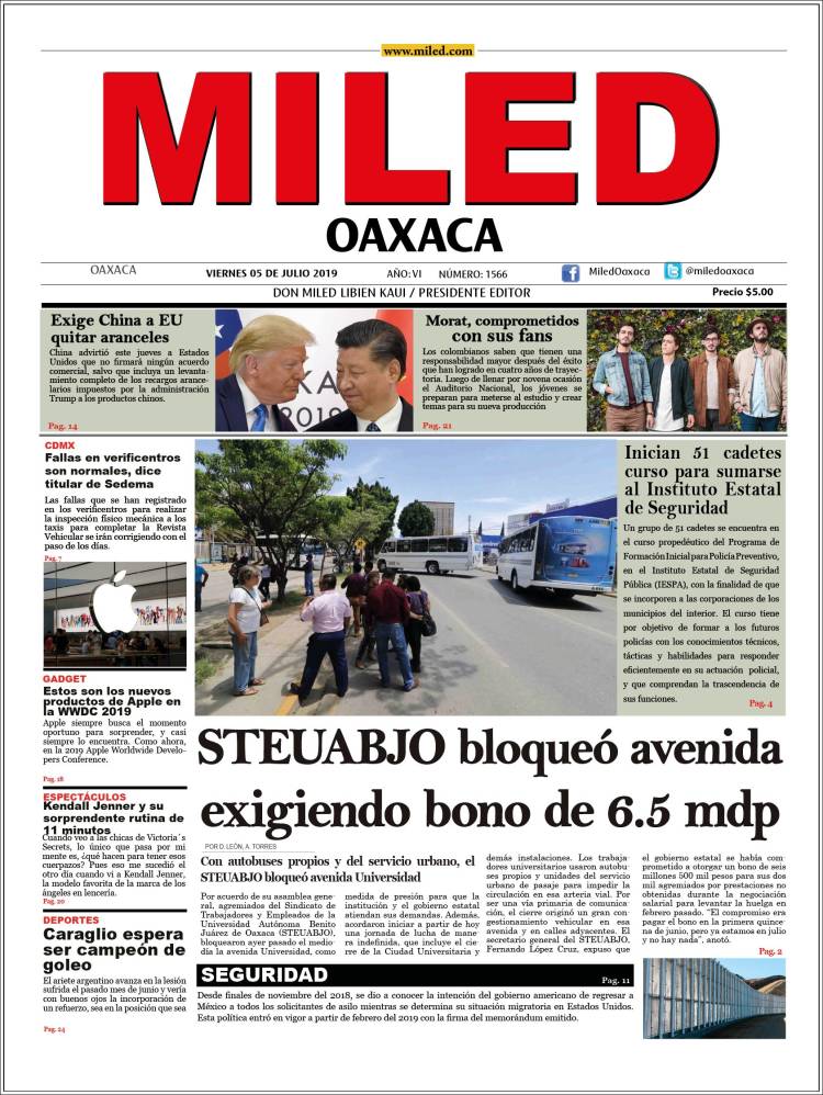 Portada de Miled - Oaxaca (M&eacute;xico)