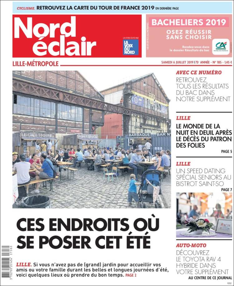 Portada de Nord Éclair (Francia)