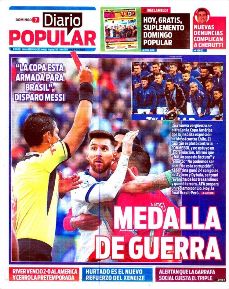 Portada de Diario Popular (Argentina)