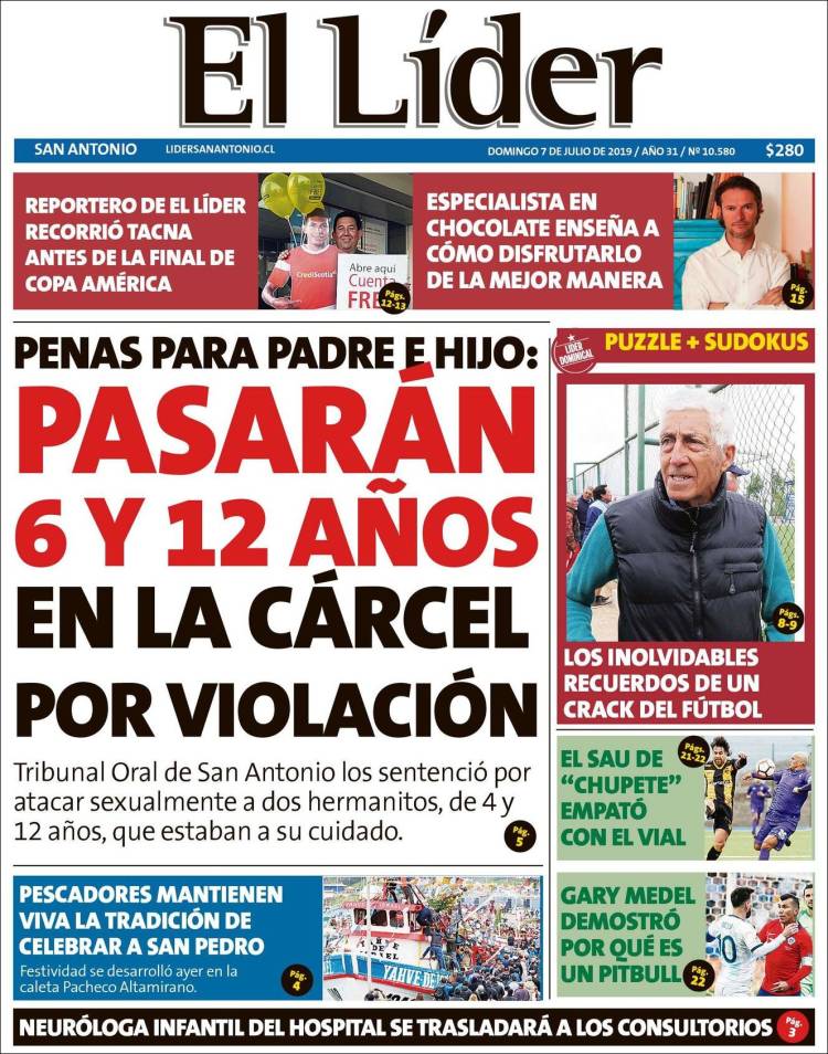 Portada de Lider de San Antonio (Chile)