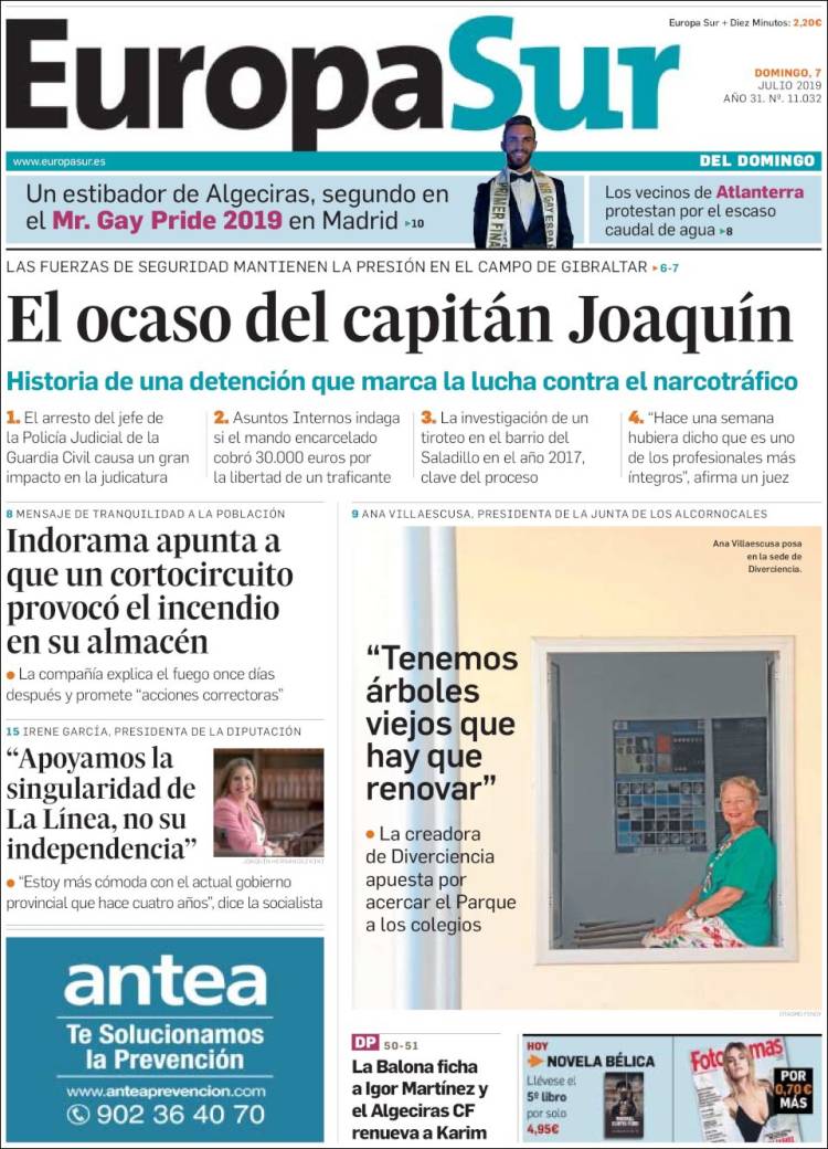 Portada de Europa Sur (Espa&ntilde;a)