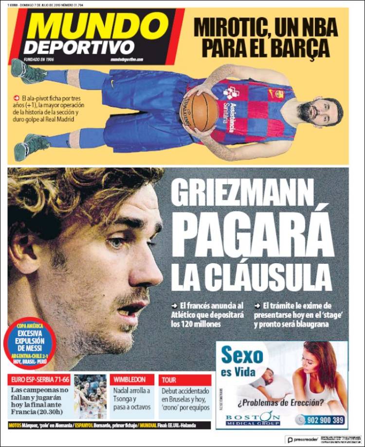 Portada de Mundo Atlético (Espagne)