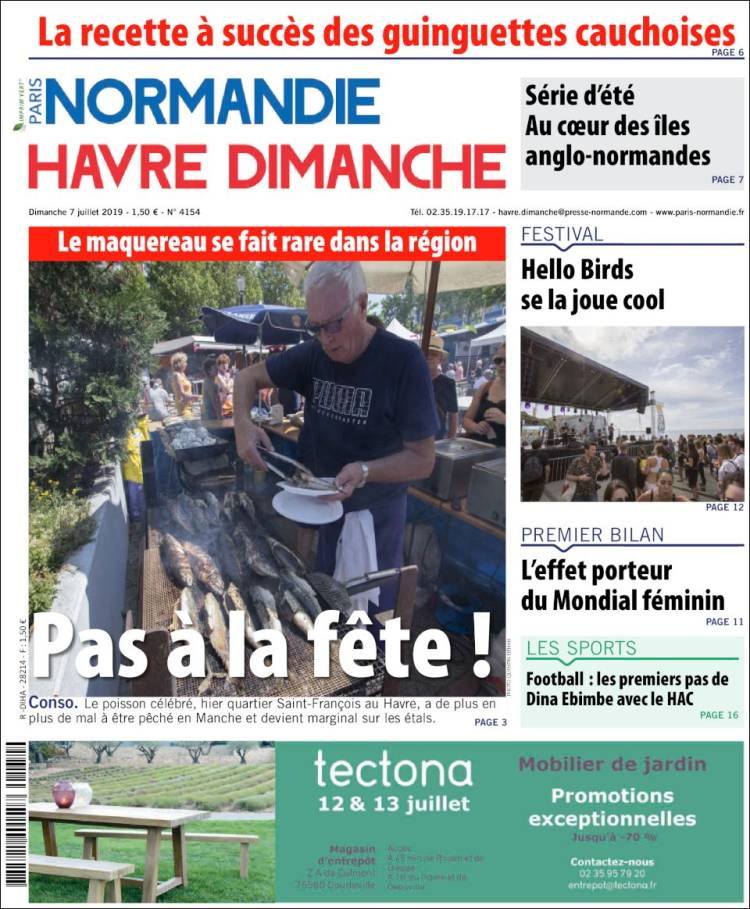 Portada de Le Havre Libre (Francia)
