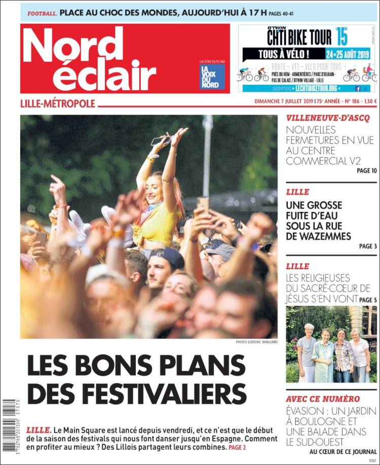 Portada de Nord Éclair (Francia)