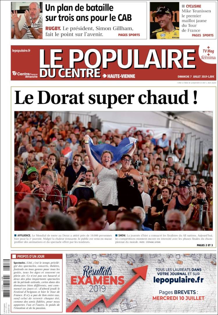 Le Populaire Du Centre 23 2024 Bel Amelita