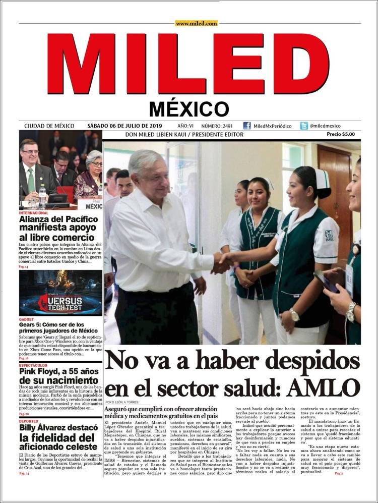 Portada de Miled (México)