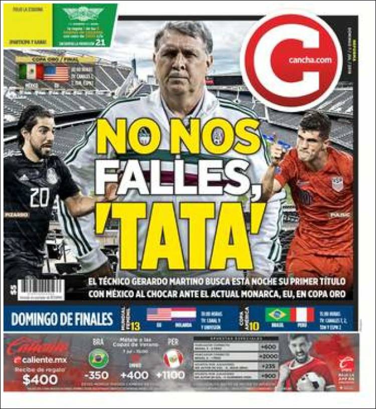 Portada de Cancha (México)