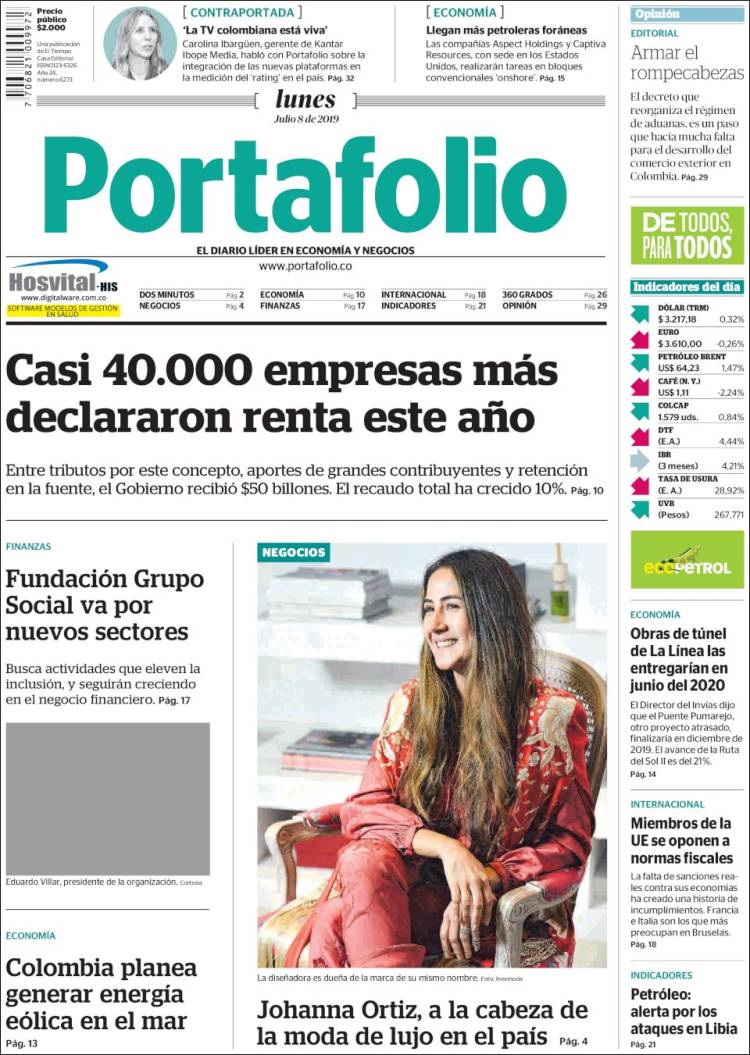 Portada de Portafolio (Colombia)