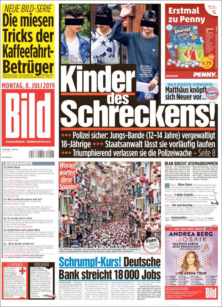 Portada de Bild (Alemania)
