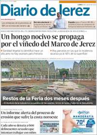 Portada de Diario de Jerez (España)