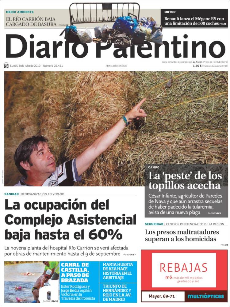Portada de Diario Palentino (Espa&ntilde;a)