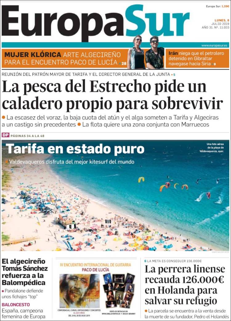 Portada de Europa Sur (Espa&ntilde;a)