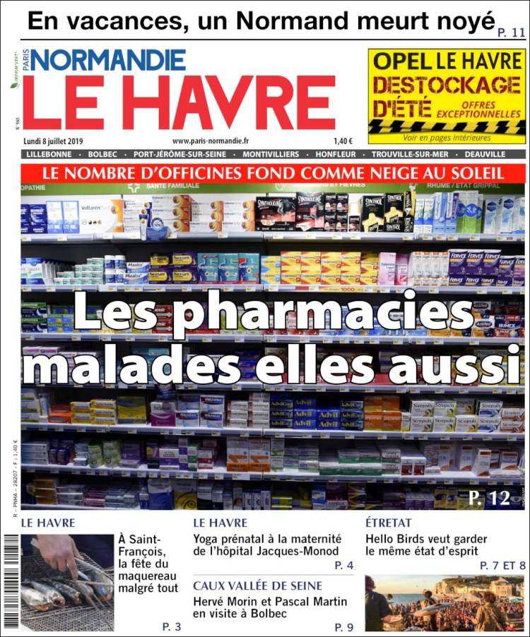 Portada de Le Havre Libre (Francia)