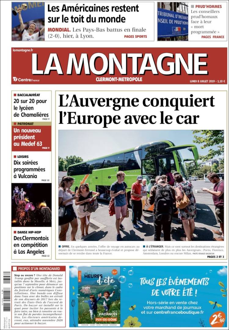 Portada de La Montagne (France)