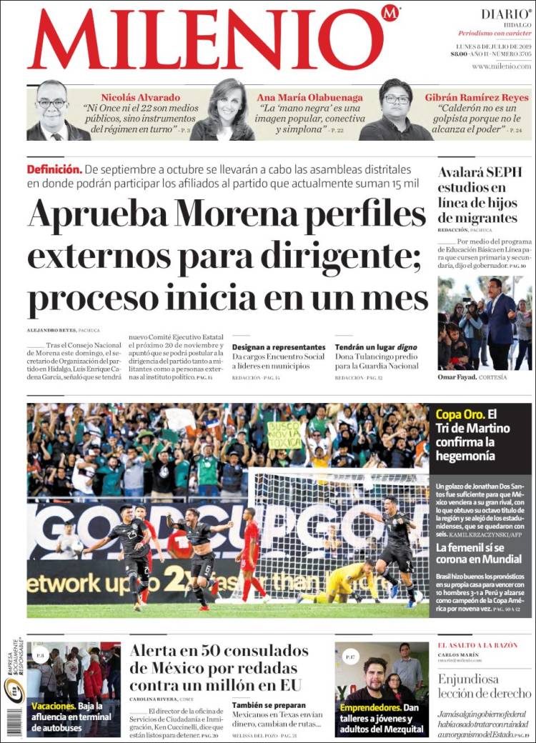 Portada de Milenio de Hidalgo (México)