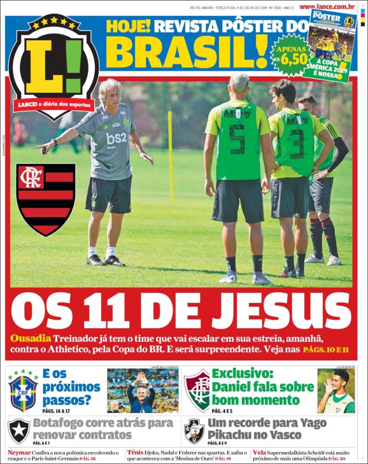 Portada de Lance! (Brasil)
