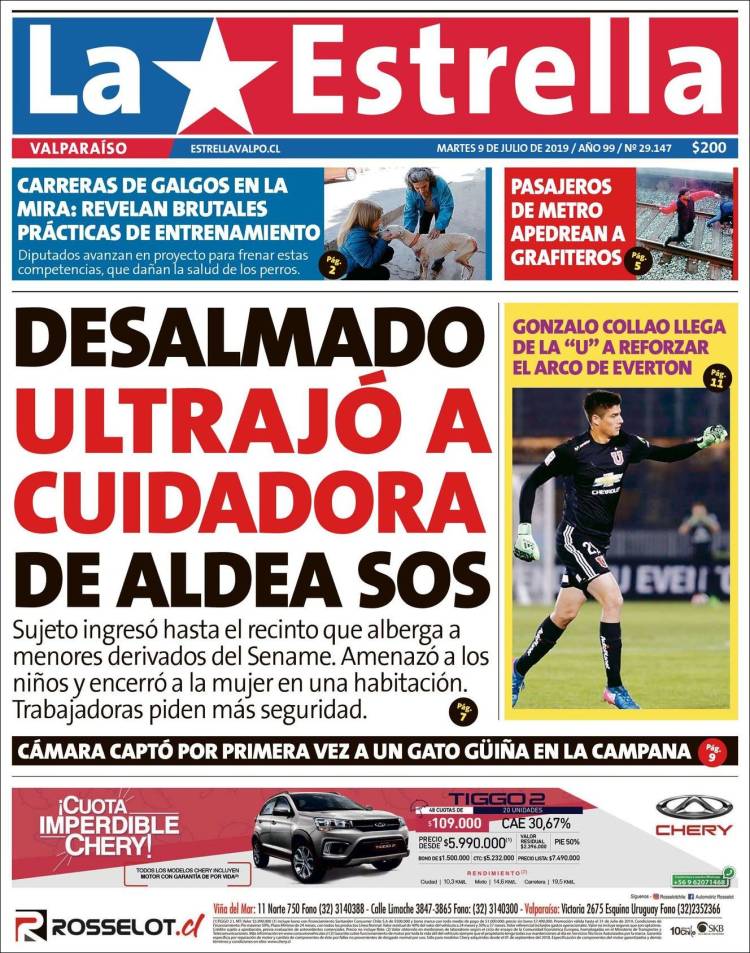 Portada de Estrella de Valparaiso (Chile)