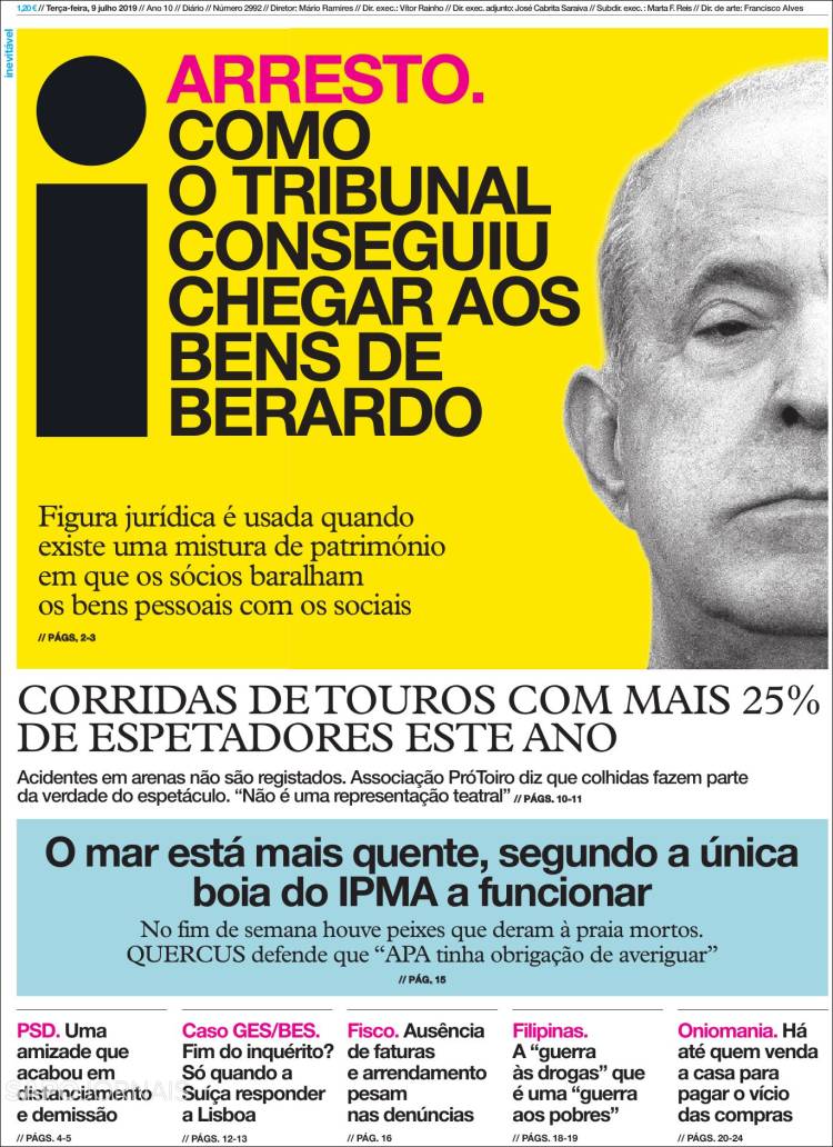 Portada de I - informação (Portugal)