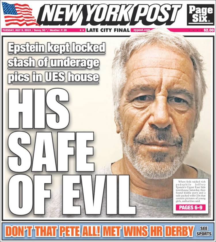 Portada de New York Post (USA)