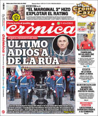 Portada de Crónica (Argentina)