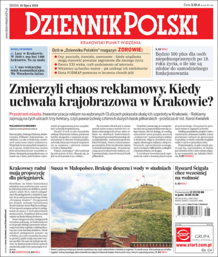 Portada de Dziennik (Polonia)