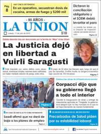 Portada de La Unión (Argentina)