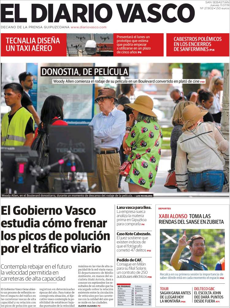 Portada de Diario Vasco (Spain)