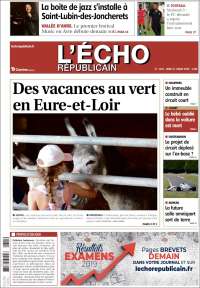 Portada de L'Echo Républicain (Francia)