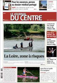 Portada de Le Journal du Centre (Francia)