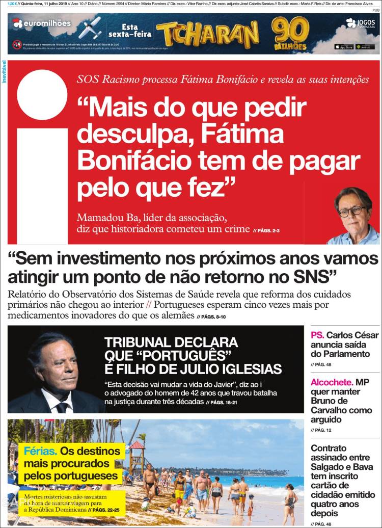 Portada de I - informação (Portugal)