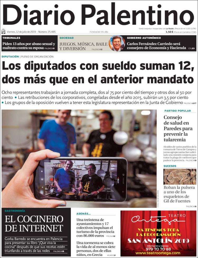 Portada de Diario Palentino (Espa&ntilde;a)