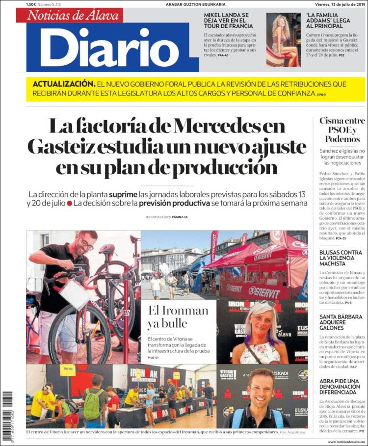 Portada de Noticias de Álava (Espa&ntilde;a)