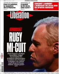 Portada de Libération (Francia)